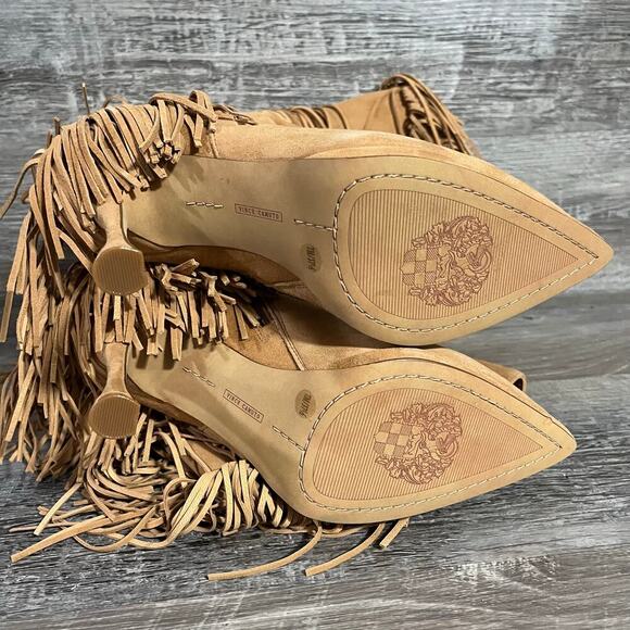 Vince Camuto Panaryaz Knee High Fringe Boots 7M - Picture 15 of 16